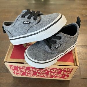LIKE NEW Vans Atwood Toddler Sneakers with box